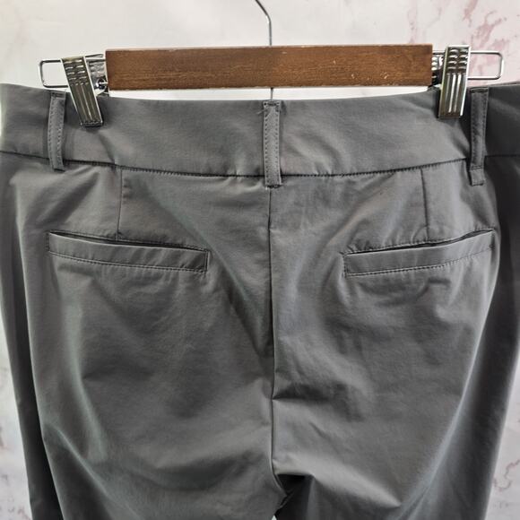 Hiverlay Pants Womens Large Gray Mid Rise Ankle Zip Golf Pro Straight Quick Dry - Picture 6 of 11
